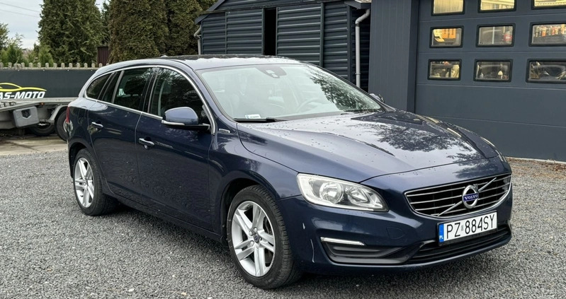 Volvo V60 cena 72900 przebieg: 191500, rok produkcji 2015 z Koszalin małe 407